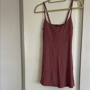 SKIMS Mauve Mini Slip Dress